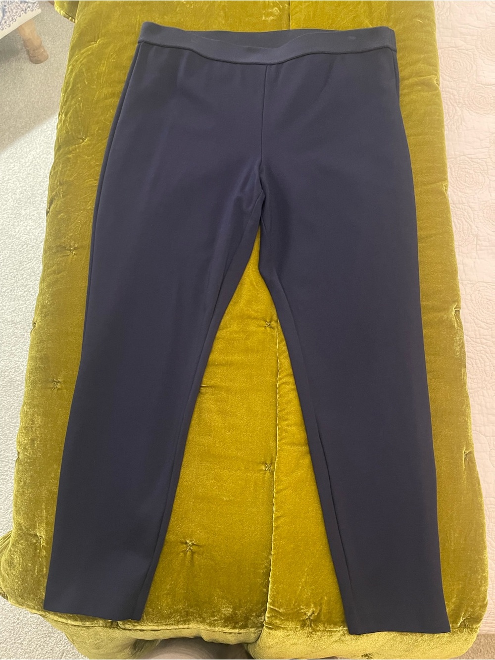 Women’s Navy Blue Stretch Ponte Leggings